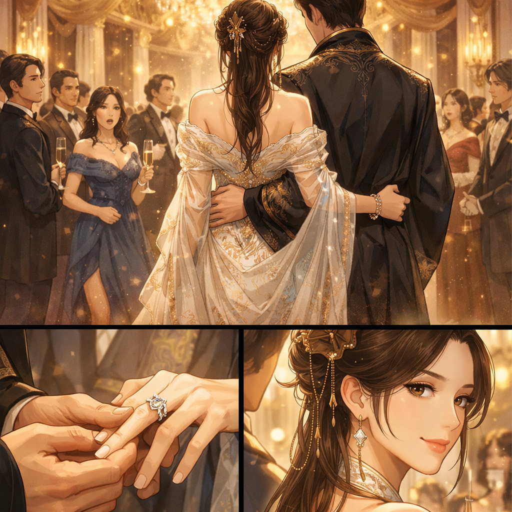 After the Divorce She Stopped Asking: Fake Engagement Collision cover