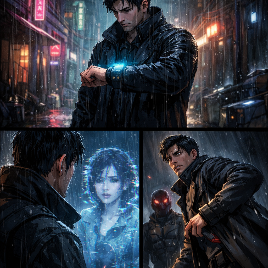 cyberpunk thriller-dark and tense-8 cover